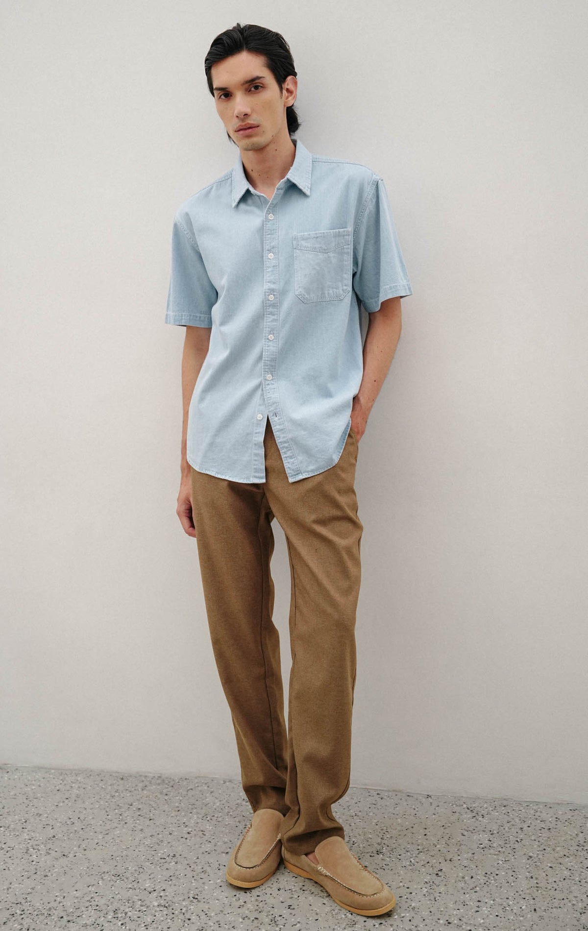 Damian Top - Denim Blue