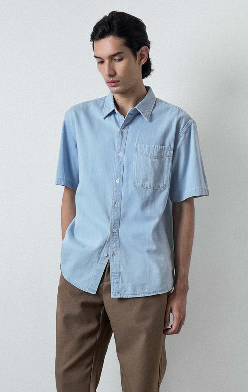 Damian Top - Denim Blue