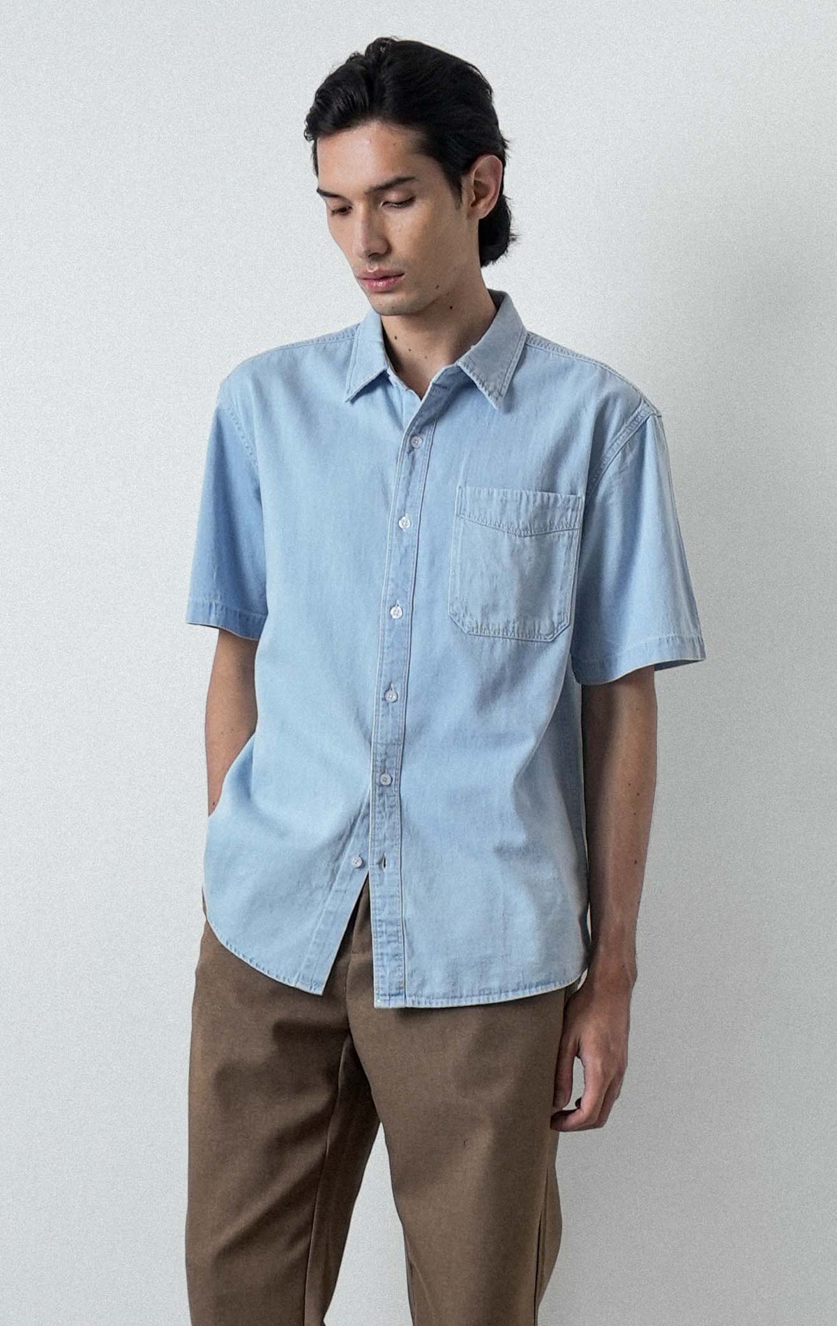 Damian Top - Denim Blue