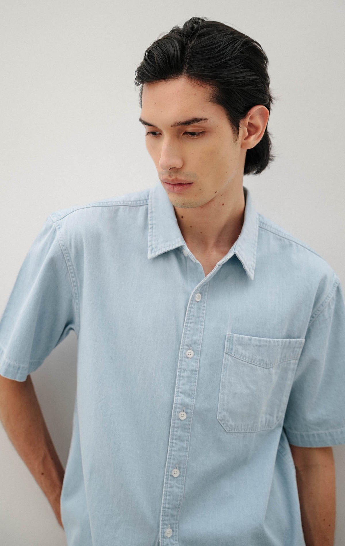 Damian Top - Denim Blue