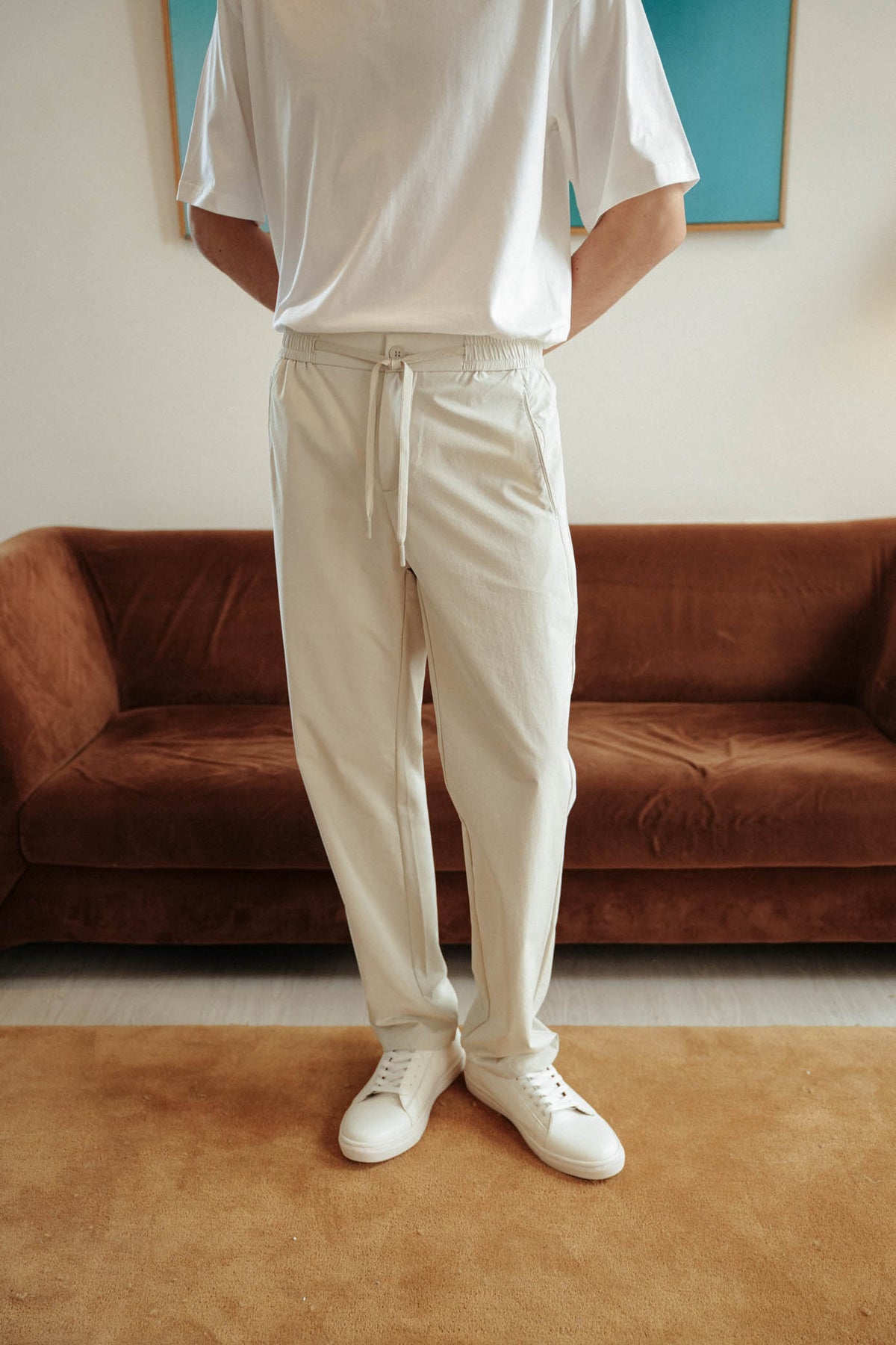 Adrian Long Pants - Beige