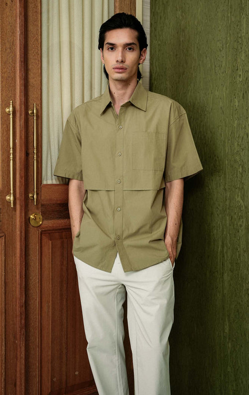 Owen Top - Dusty Olive