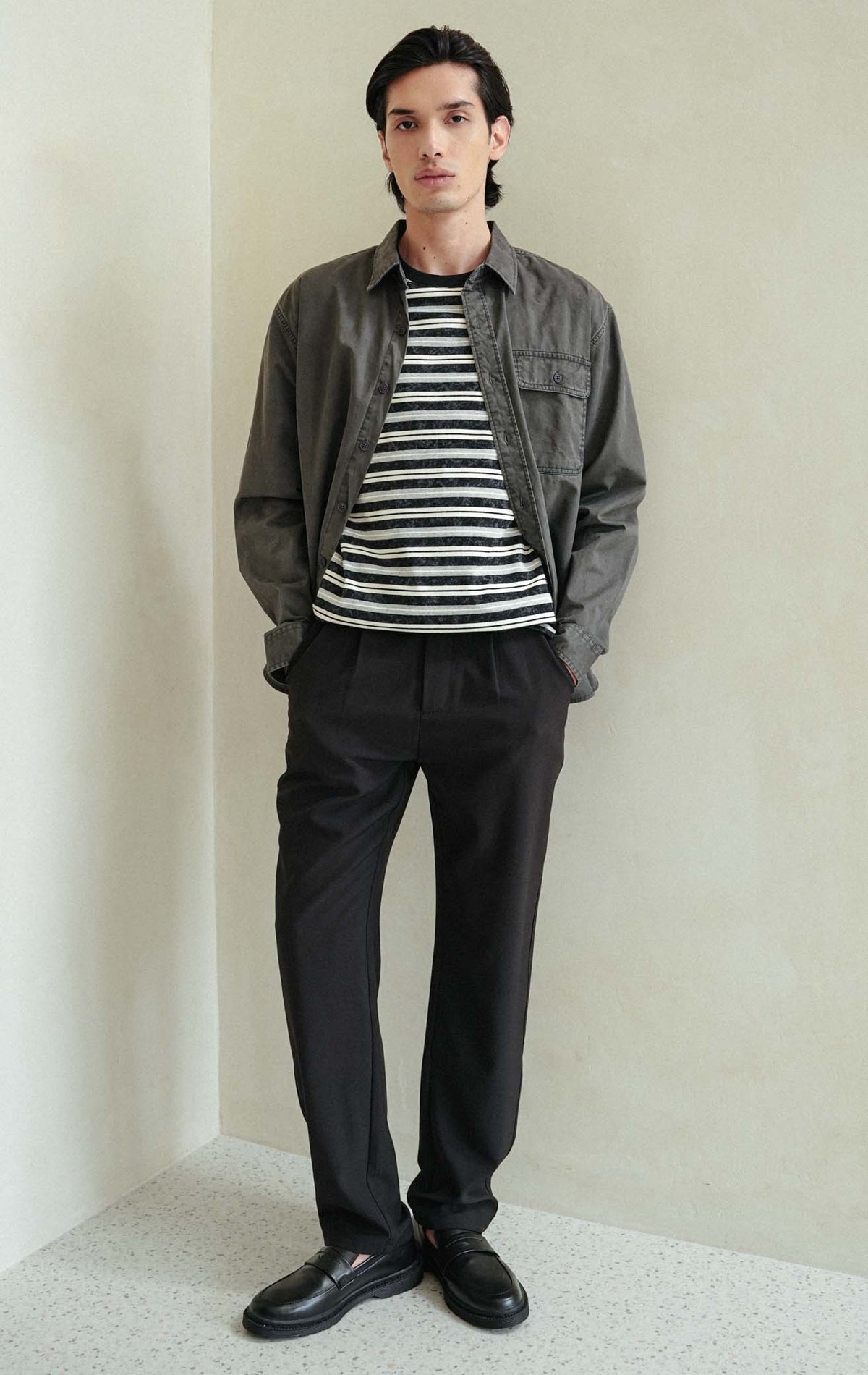Gavin Top - Dark Grey