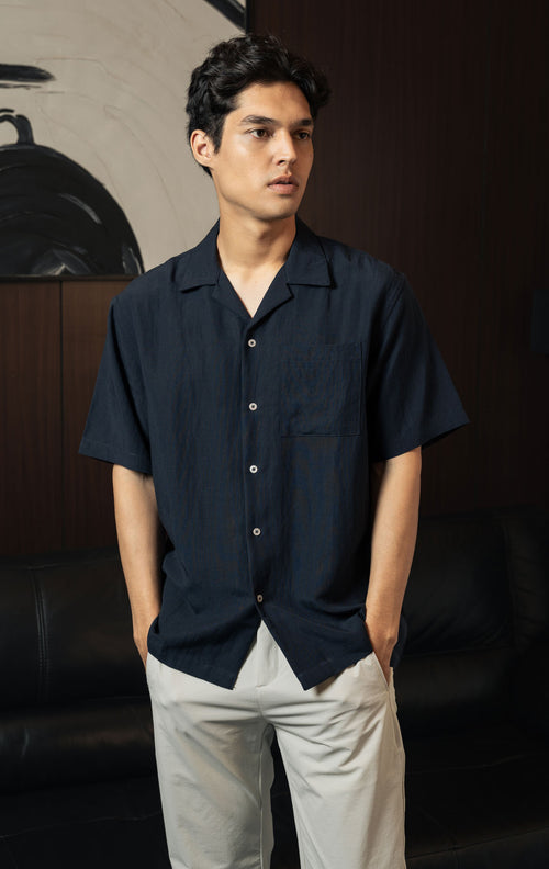 Gideon Top - Navy