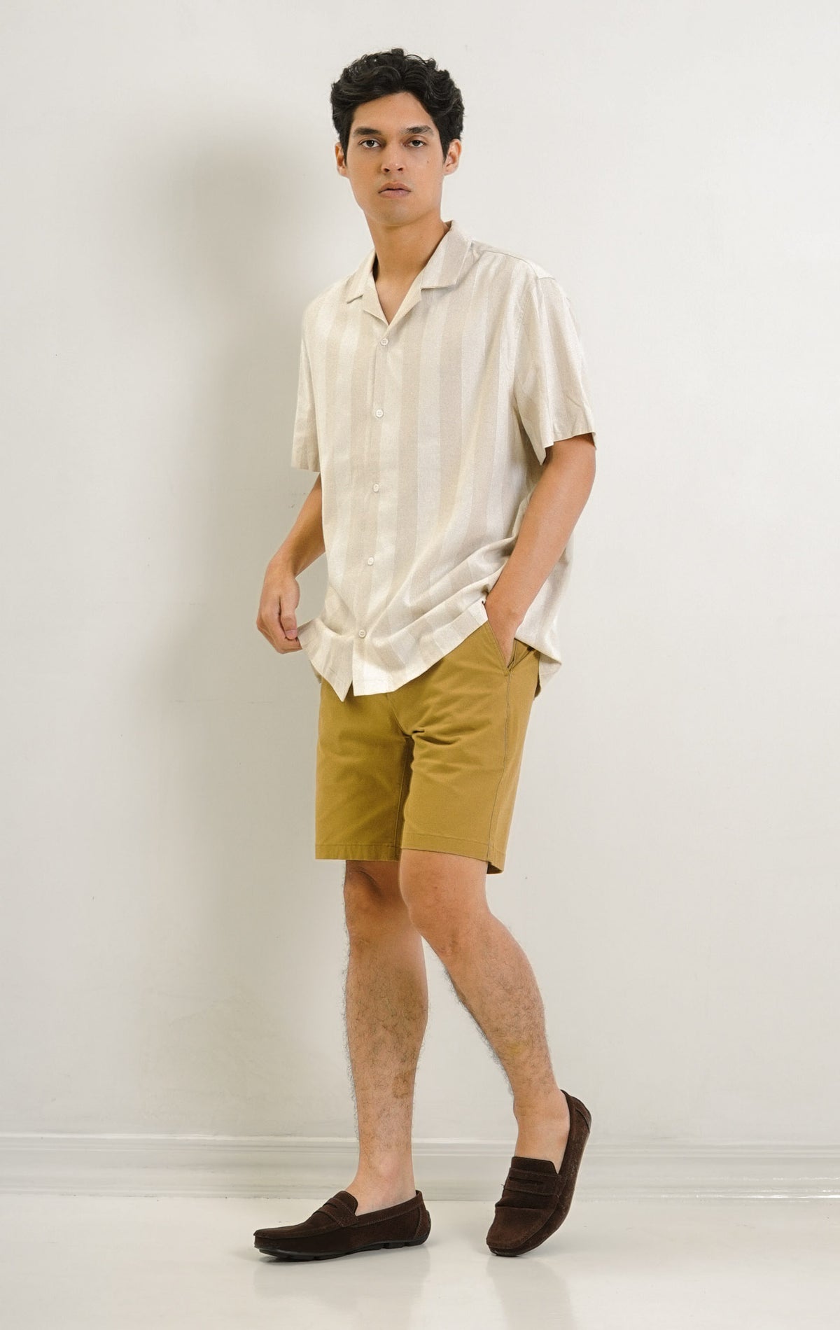Arthur Top Linen - Beige