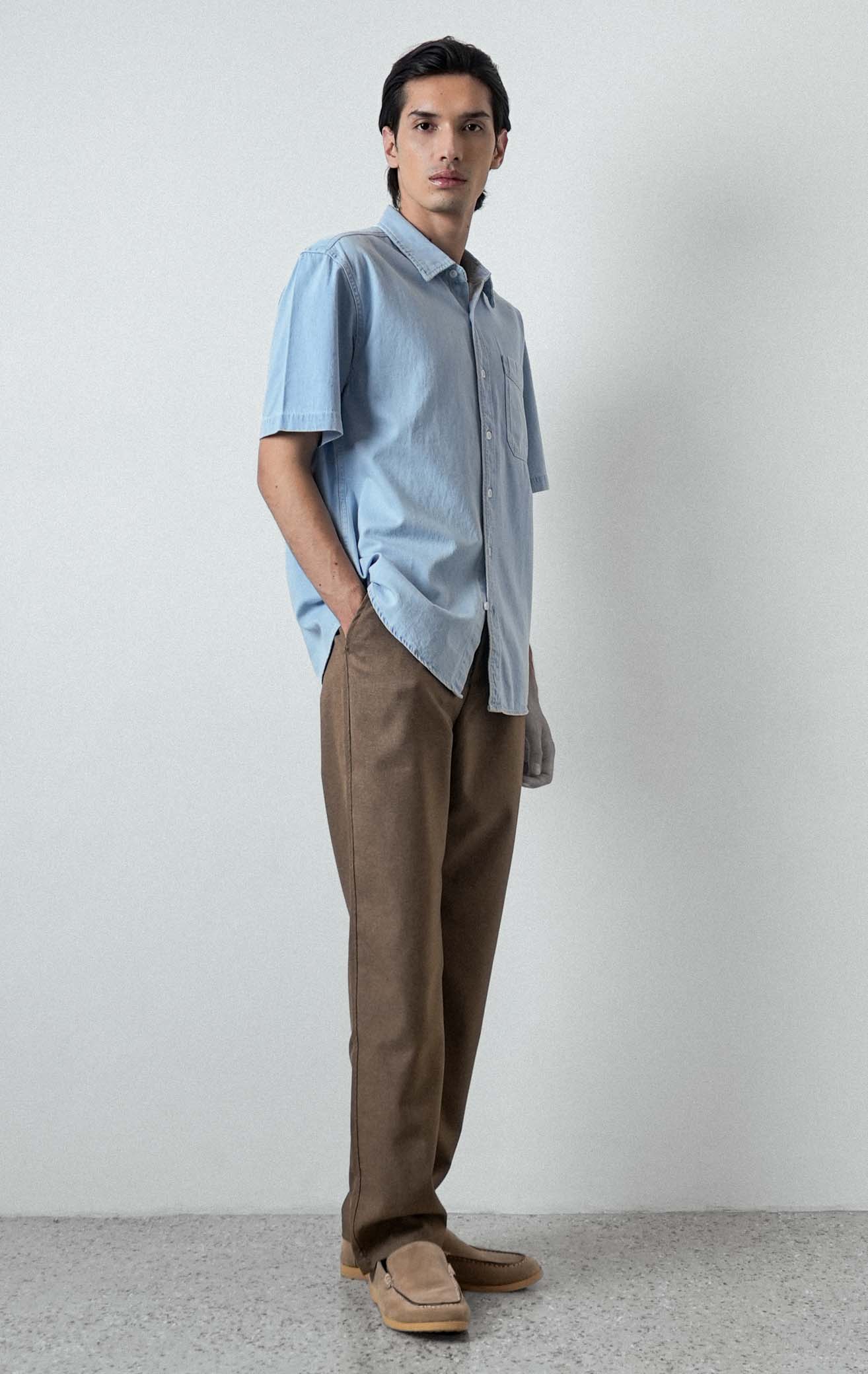 Damian Top - Denim Blue
