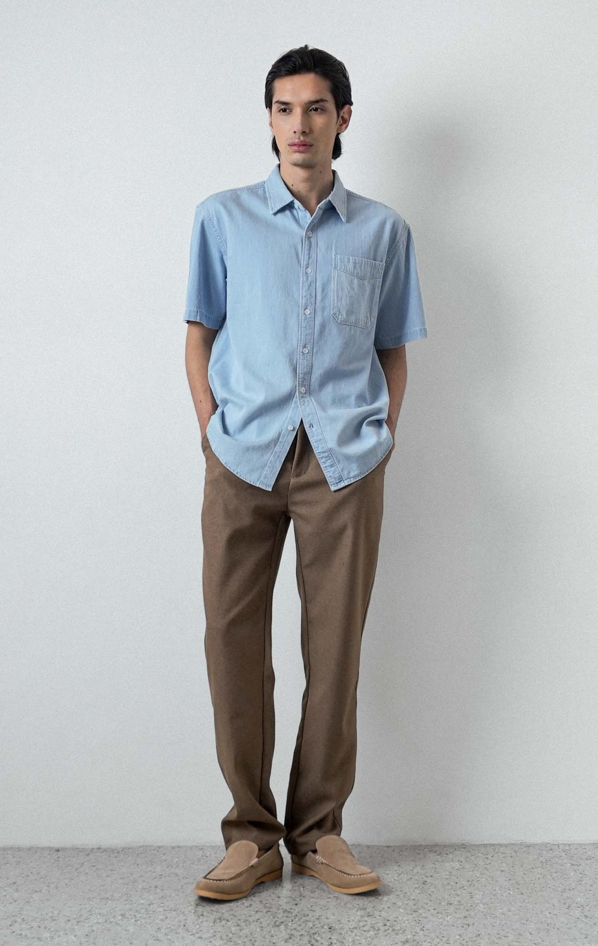 Damian Top - Denim Blue