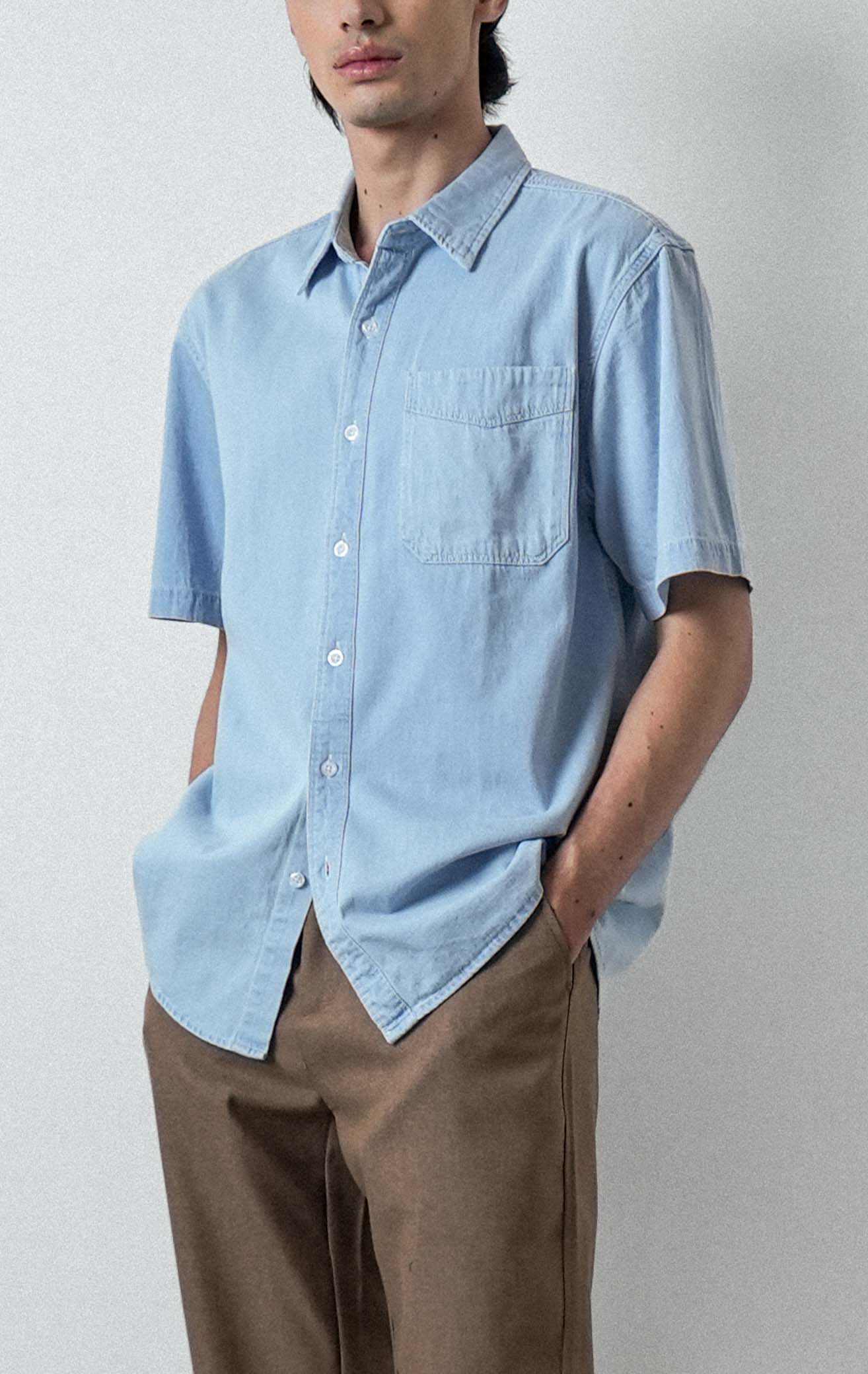 Damian Top - Denim Blue