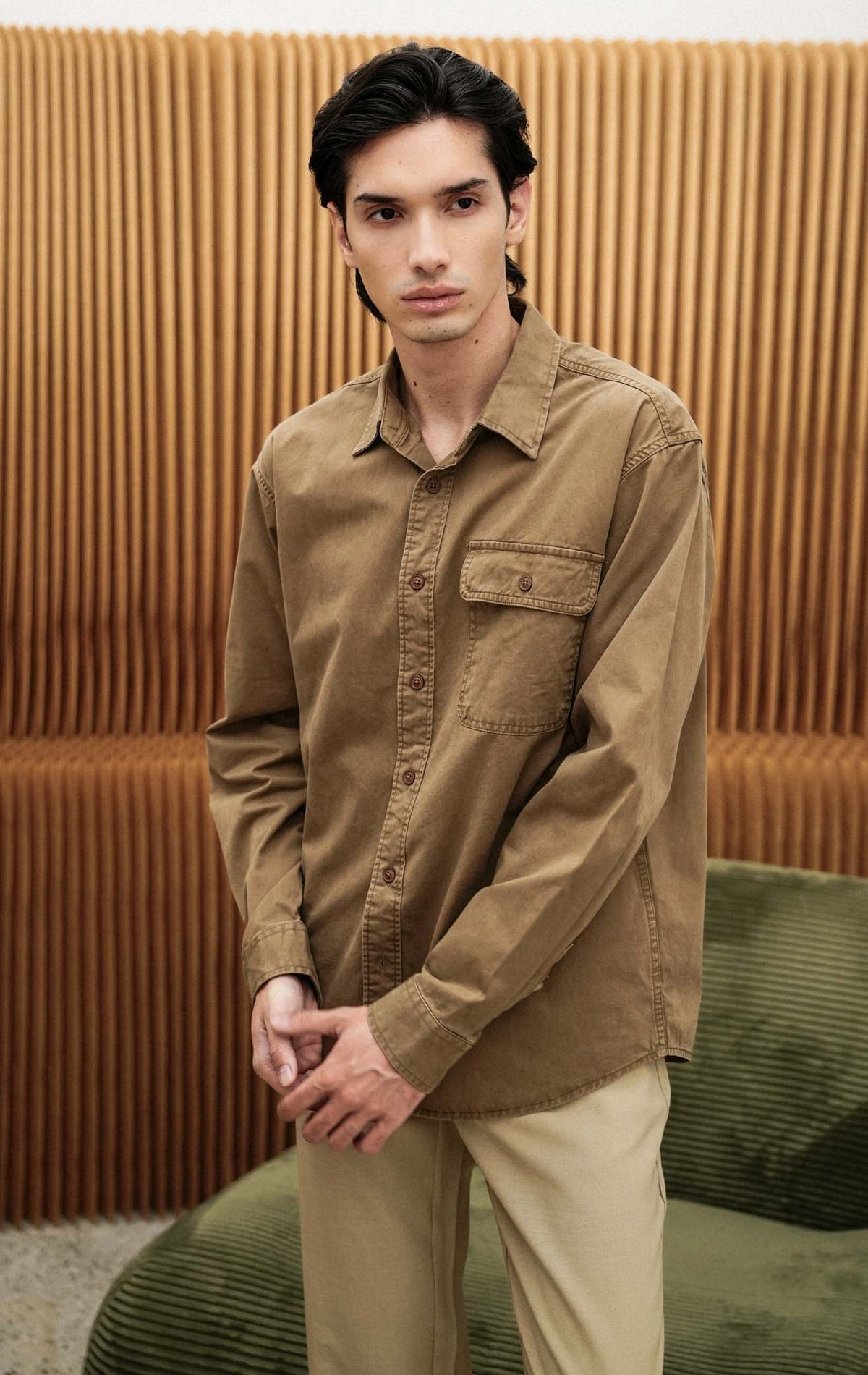 Gavin Top - Khaki