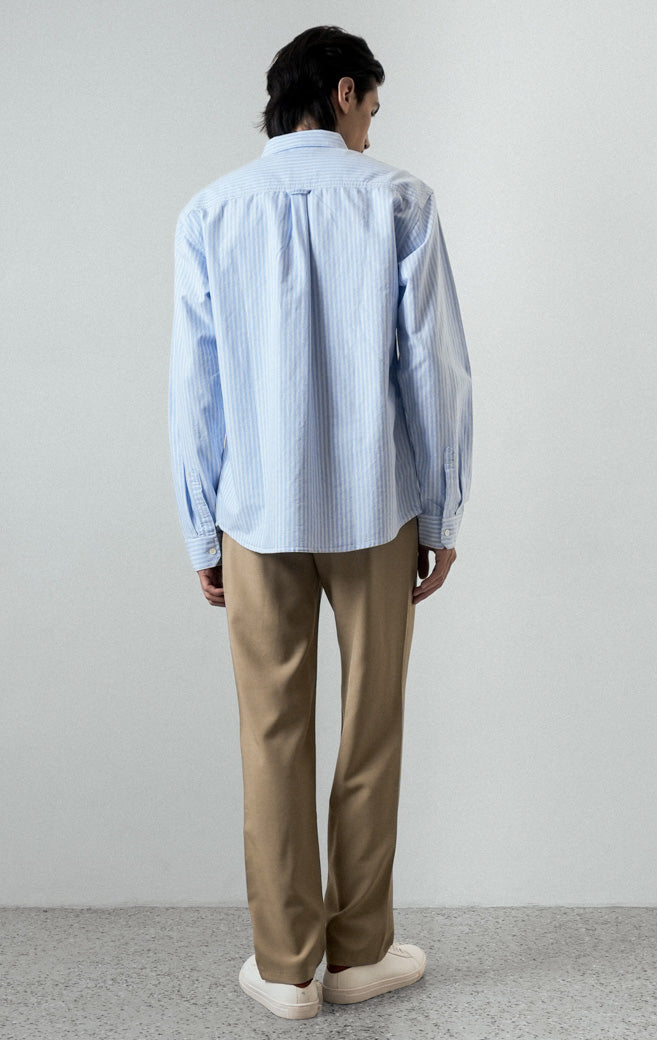Marcus Top - Pinstripe Blue