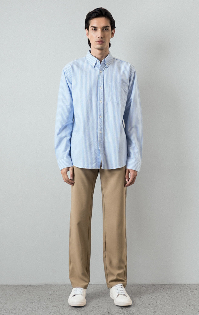 Marcus Top - Pinstripe Blue