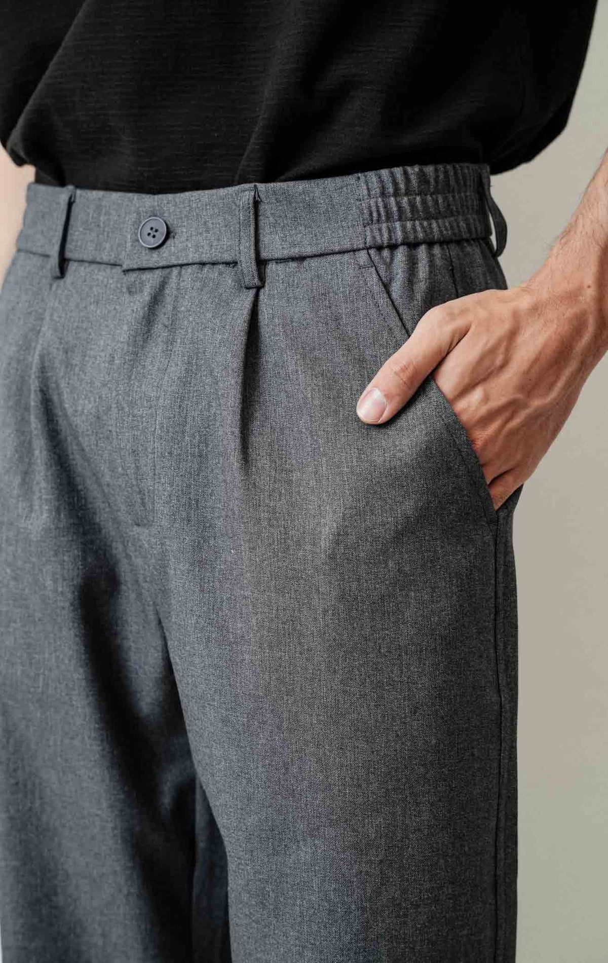 Nathaniel Long Pants - Dark Grey