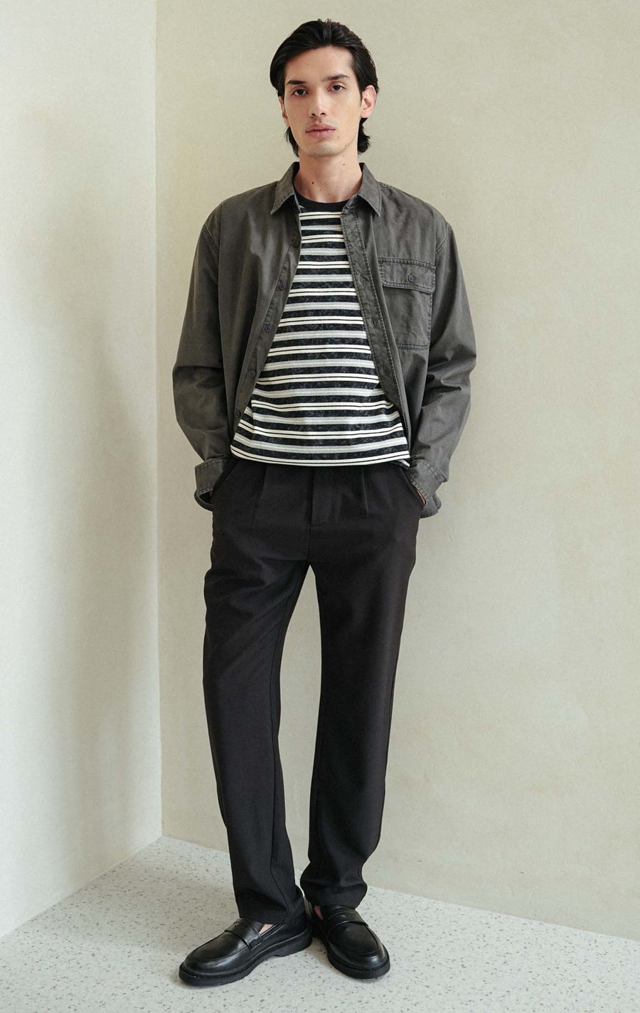 Gavin Top - Dark Grey